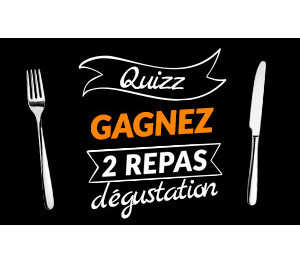 Jeu concours Facebook:Tentez de gagner 2 repas dégustations