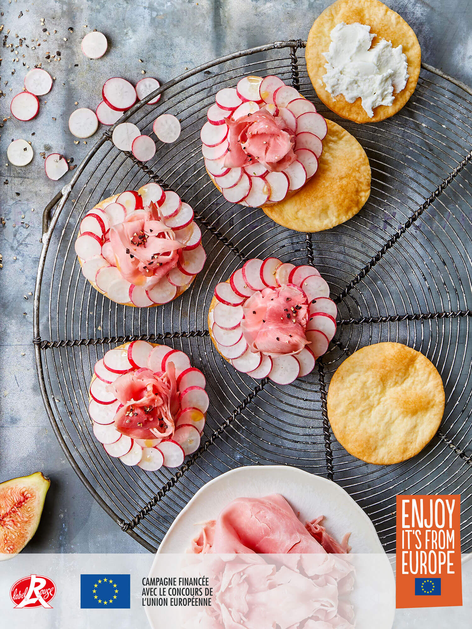 Tartelettes au jambon cuit Label Rouge